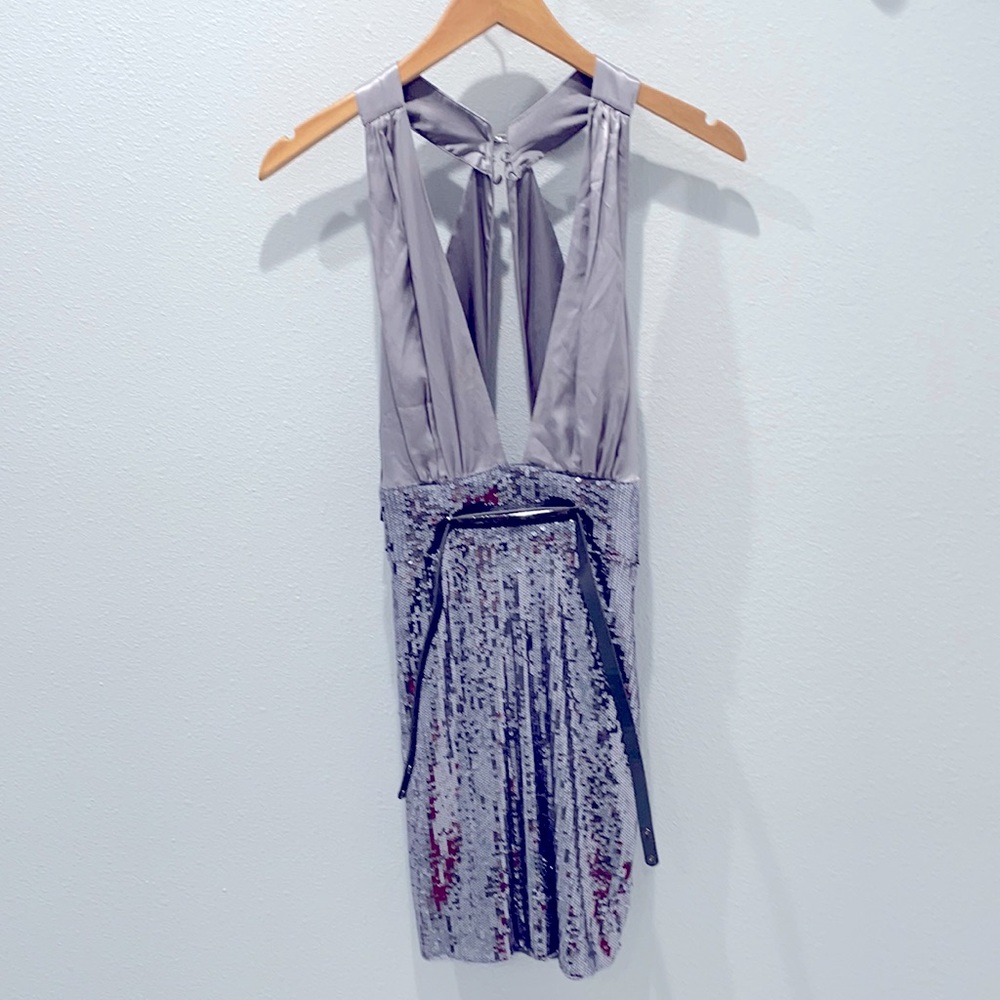 Bebe sequined cocktail dress. Size S.